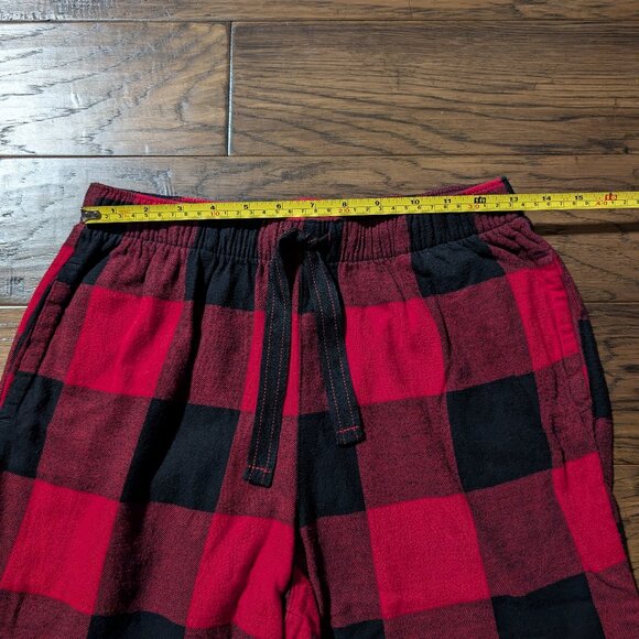 Old Navy pajama joggers pants red buffalo plaid size XS tall - Picture 4 of 12